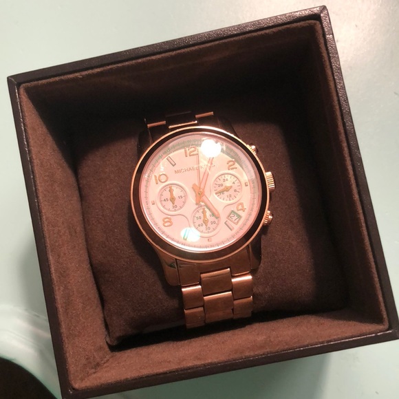 Michael Kors Accessories - Michael Kors Rose Gold/Pink watch